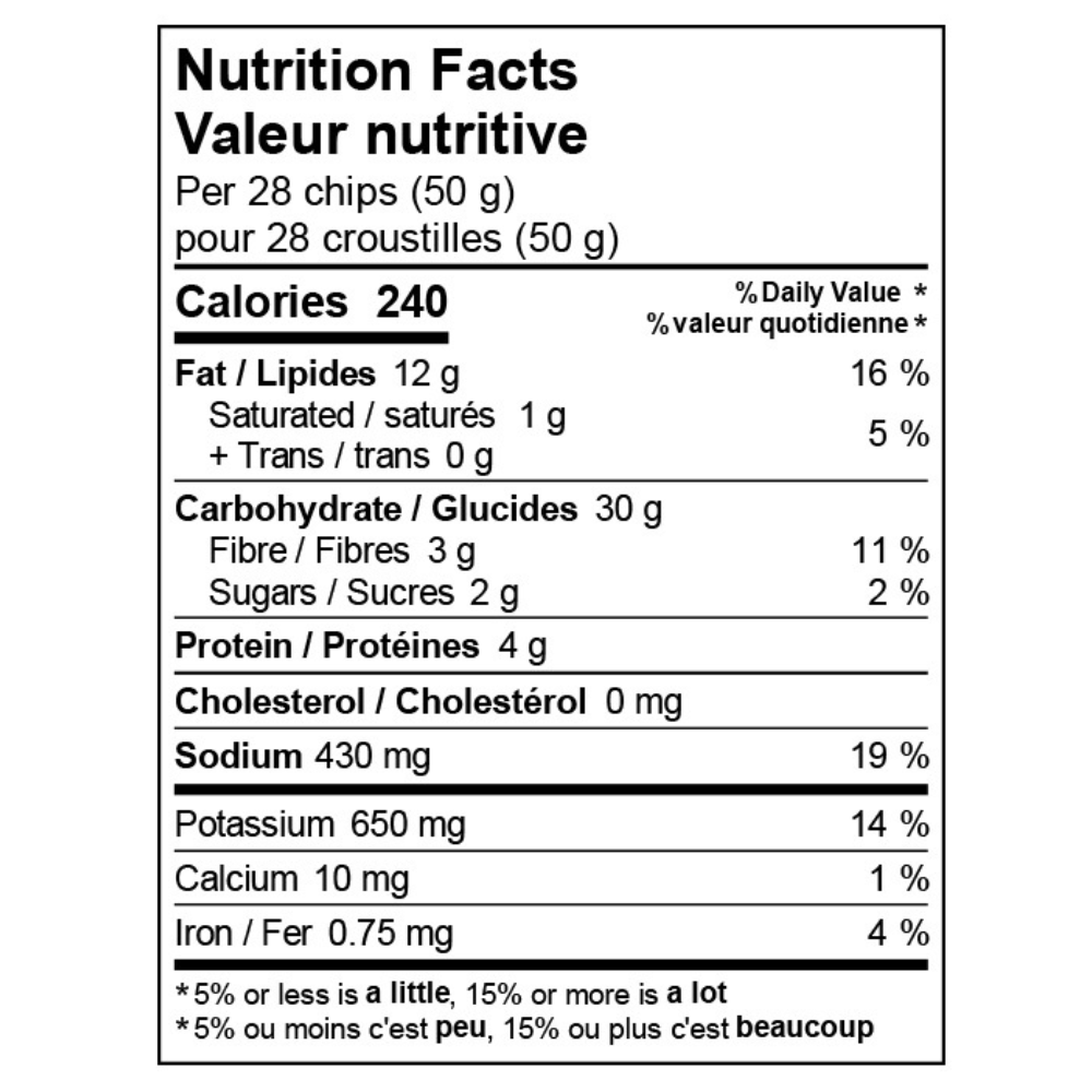 Chips - Assaisonnées Ondulée - 170 g